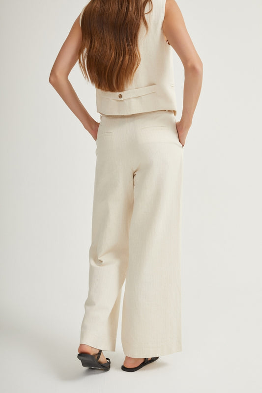 Lässige Baumwollhose - Klarheit trifft Komfort