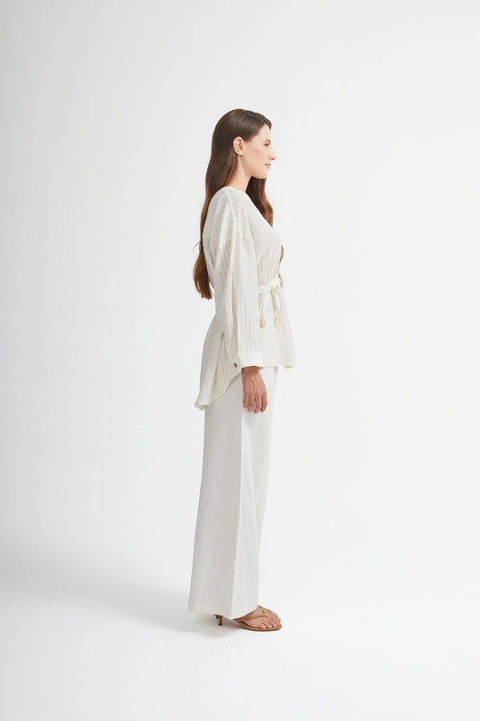 Kimono mit Gürtel - Luftig. Edel. Feminin.