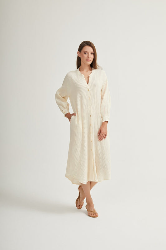 Midi dress - Natural. Elegant. Versatile.