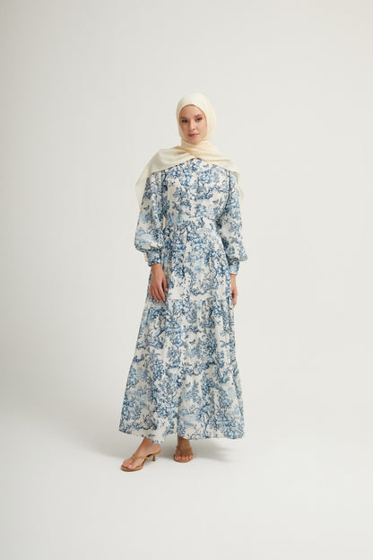 Samoa Dress - Florale Raffinesse trifft Komfort