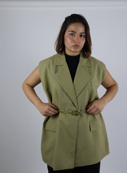 Oversized Blazer-Weste