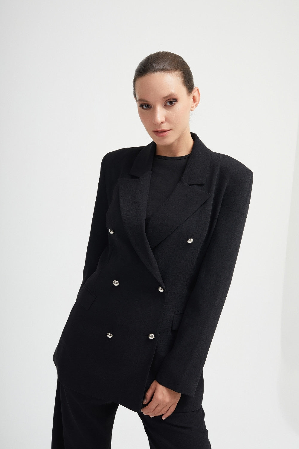Raja Twinset – Elegant blazer & wide trousers in royal blue | Modest fashion trouser suit