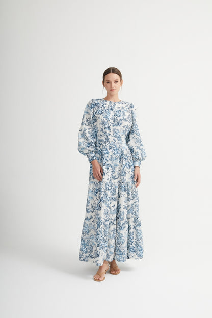 Samoa Dress - Florale Raffinesse trifft Komfort